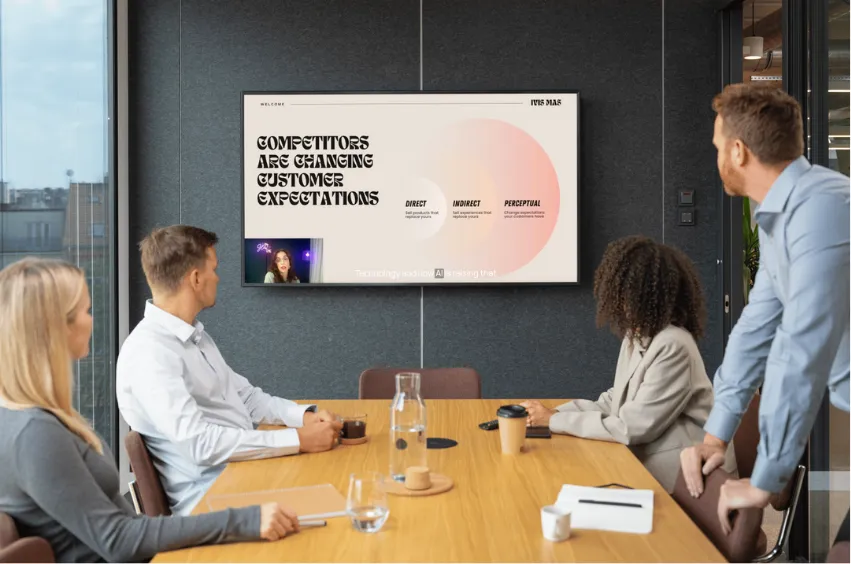 Small business team reviewing customer feedback to improve service and growth